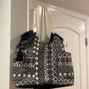 Boho large tote bag nwot